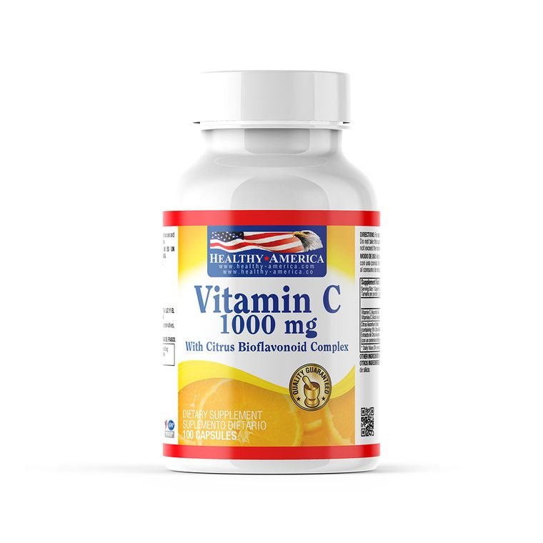 Vitamina C 1.000 mg + Bioflavonoides cítricos — 100 cápsulas 03 vitamina c 1000 bioflavonoides 100caps
