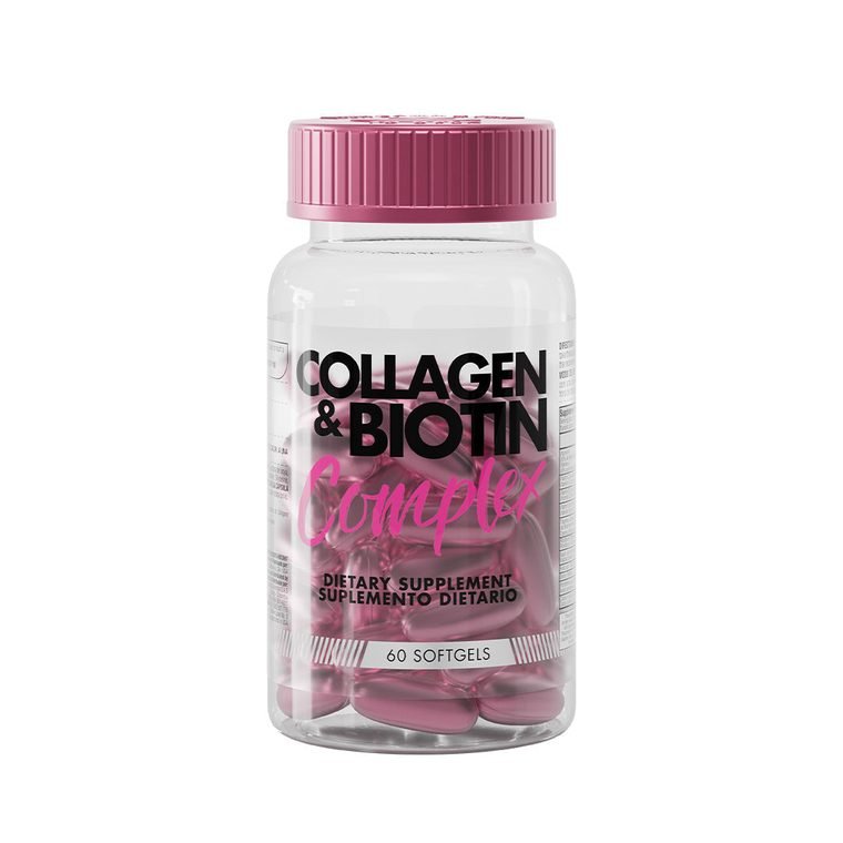 Collagen & Biotin Complex — 60 cápsulas blandas 09 collagen biotin complex 60caps